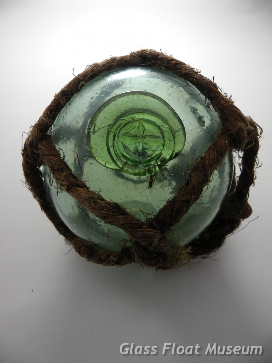 'X' or 'To' 十 Encircled Twice, Undocumented, Green Seal, 3 3/4 Inch