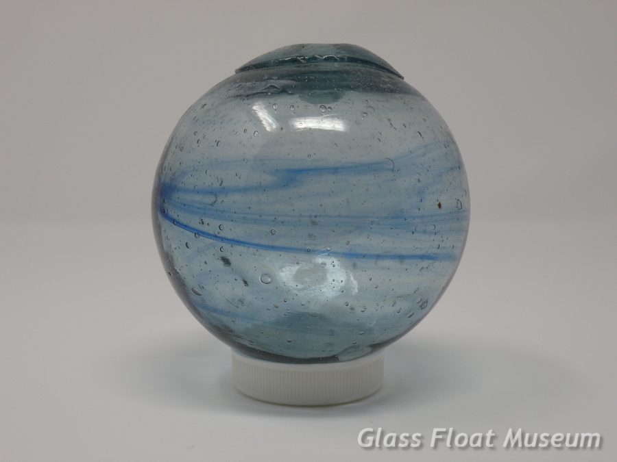 Blue Swirl Float, 3 1/2 Inch